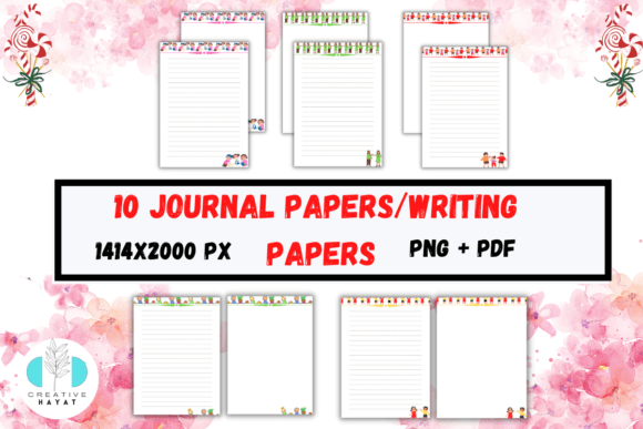 Download 10 Cute Printable Journal/Writing Papers - Cute printable Collection