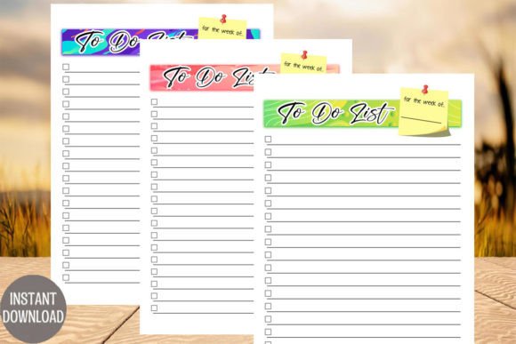Download Watercolorful to Do List Cute Printable - Cute printable Collection